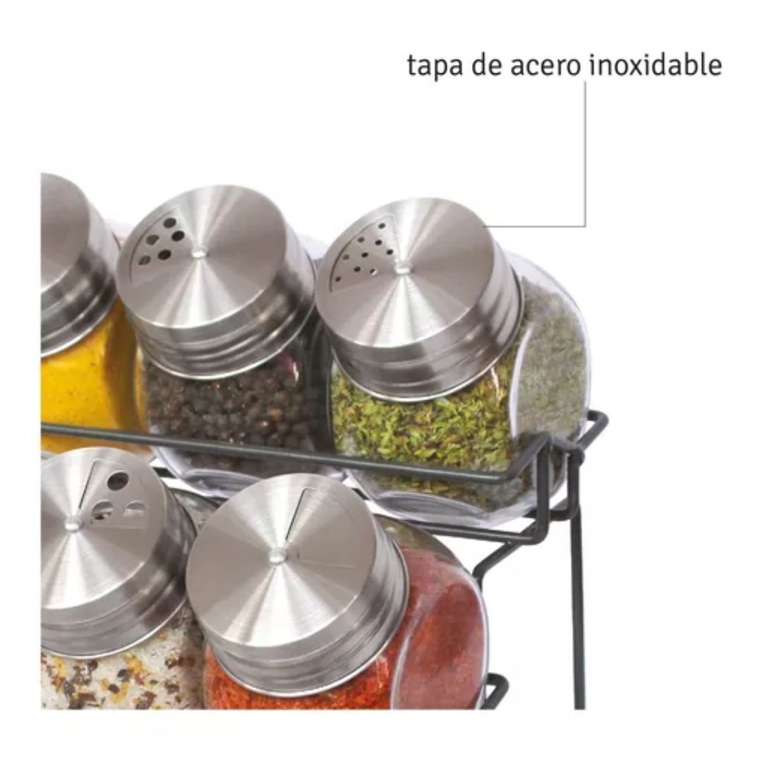 set-especieros-2-pisos-de-vidrio-y-acero-inox-hudson-124