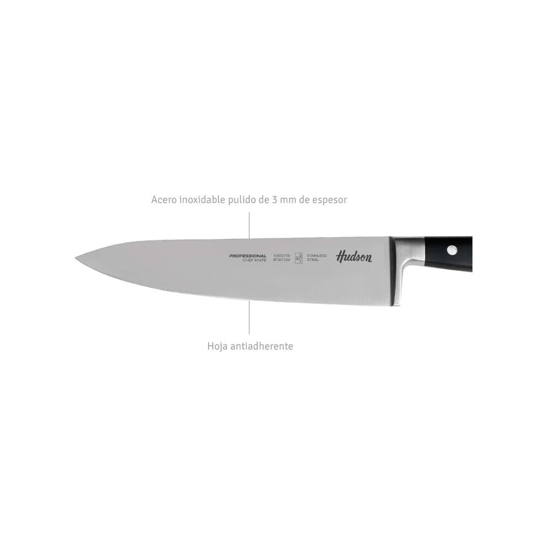 cuchillo-cheff-linea-professional-8-inox-mango-con-remaches-negro-con-estuche-561